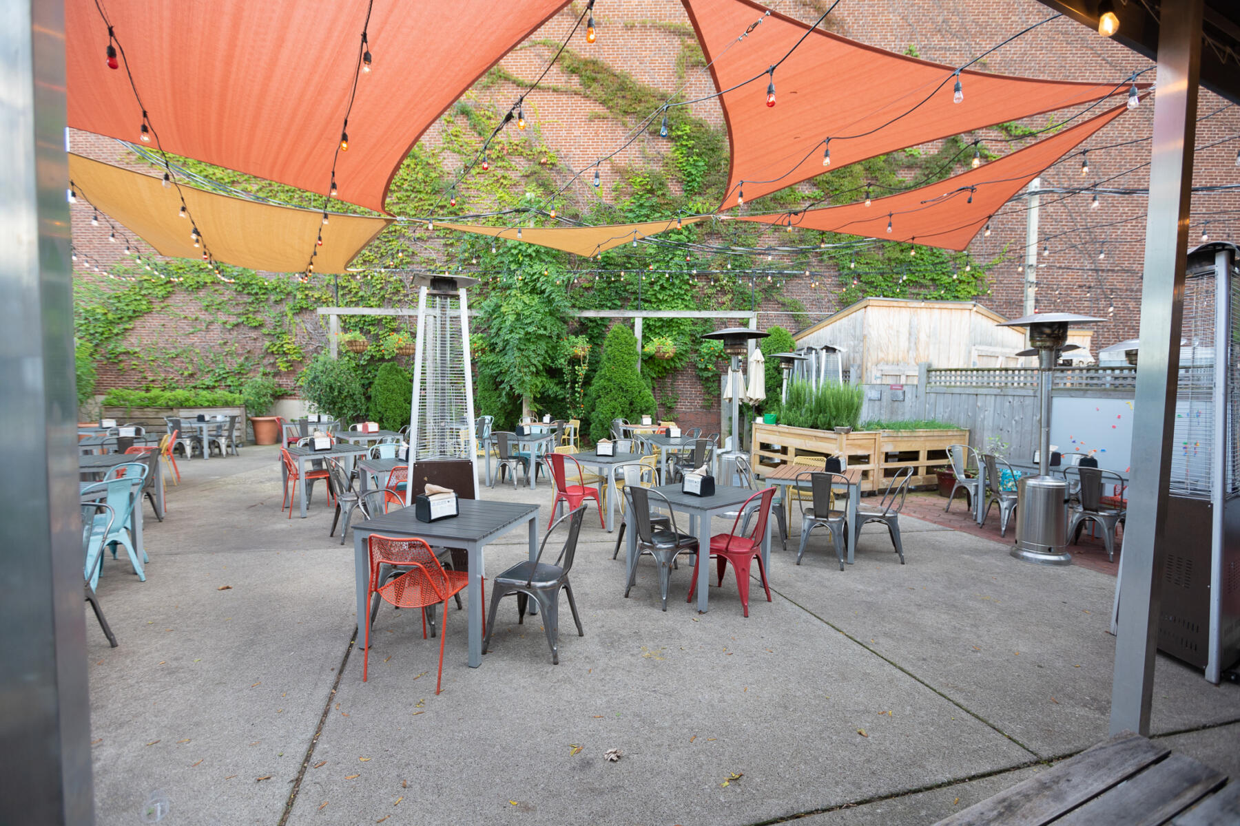 A patio in Avondale