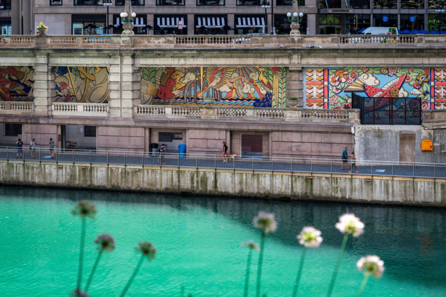 The Radiance of Being by Kate Lynn Lewis on the Chicago Riverwalk